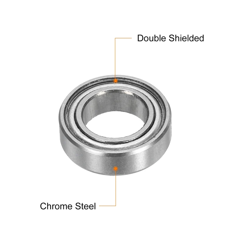 15pcs MR148ZZ Deep Groove Ball Bearings 8x14x4mm, P6 (ABEC 3)