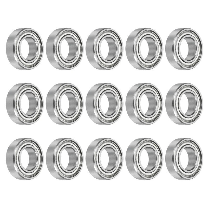 15pcs MR137ZZ Deep Groove Ball Bearings 7x13x4mm, P6 (ABEC 3)