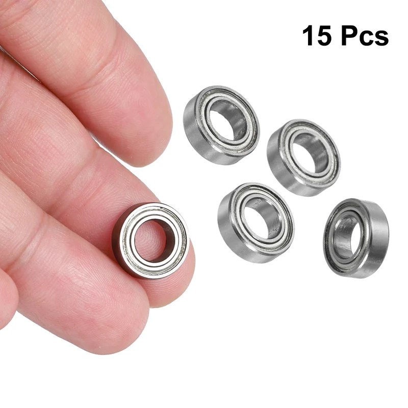15pcs MR137ZZ Deep Groove Ball Bearings 7x13x4mm, P6 (ABEC 3)