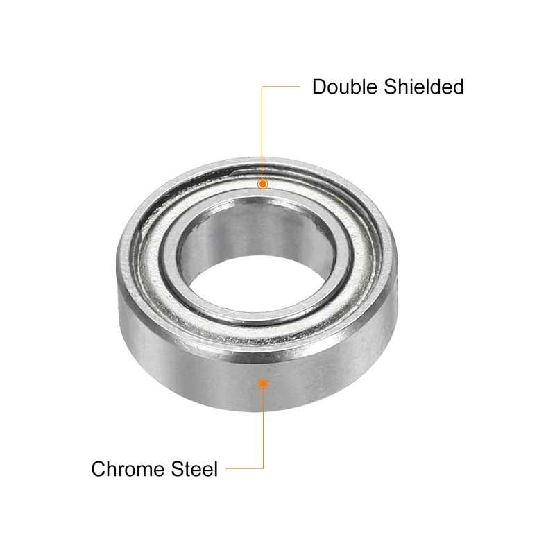 15pcs MR137ZZ Deep Groove Ball Bearings 7x13x4mm, P6 (ABEC 3)