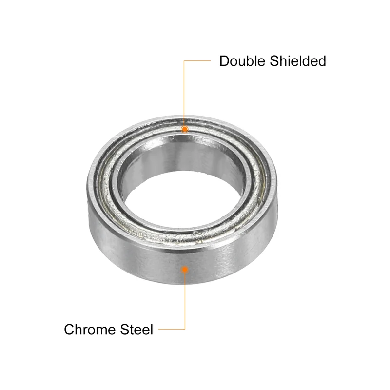 15pcs MR117ZZ Deep Groove Ball Bearings 7x11x3mm P6 (ABEC 3)