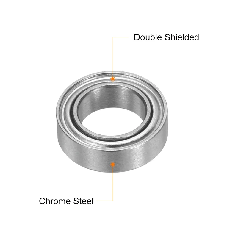 15pcs MR106ZZ Deep Groove Ball Bearings 6x10x3mm, P6 (ABEC 3)