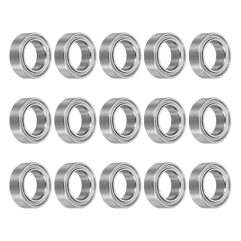 15pcs MR85ZZ Deep Groove Ball Bearings 5x8x2.5mm, P6 (ABEC 3)