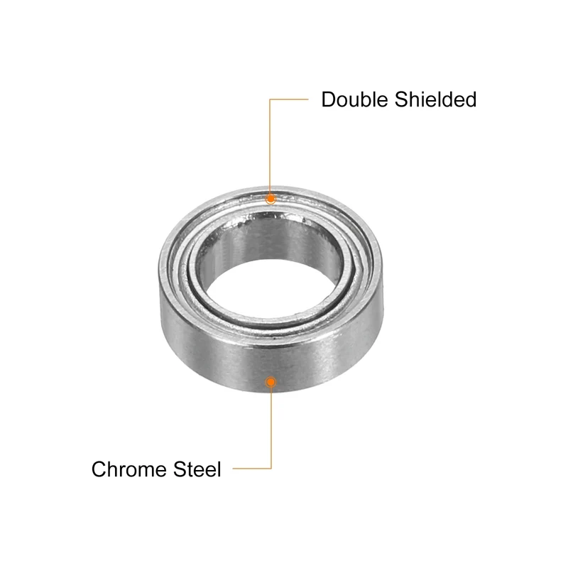 15pcs MR85ZZ Deep Groove Ball Bearings 5x8x2.5mm, P6 (ABEC 3)