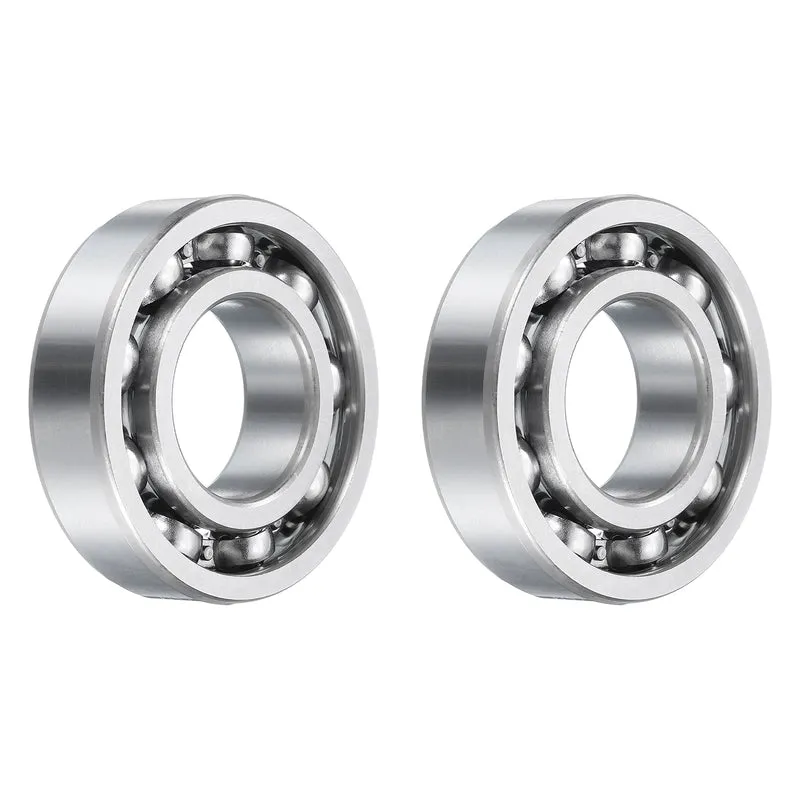 2pcs 6206 Deep Groove Ball Bearing, 35x62x14mm C3 Open Type Bearings
