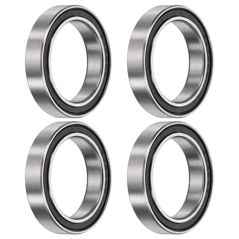 4Pcs 6702-2RS Deep Groove Ball Bearings 15x21x4mm ZV4 Level ABEC7 Precision