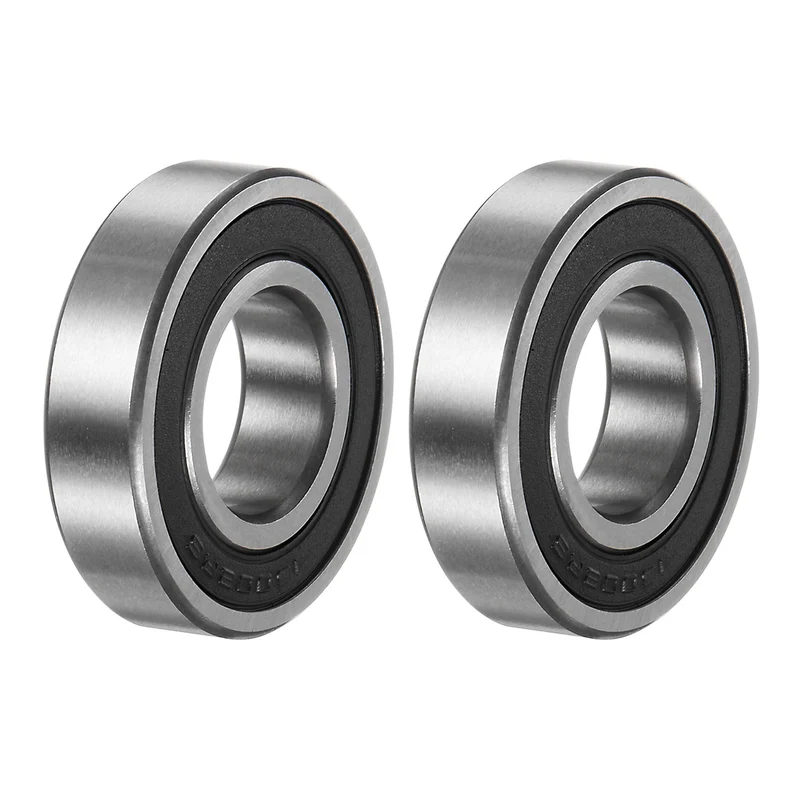 2pcs 16002-2RS Deep Groove Ball Bearing 15 x 32 x 8mm Z0 Double Rubber Bearing