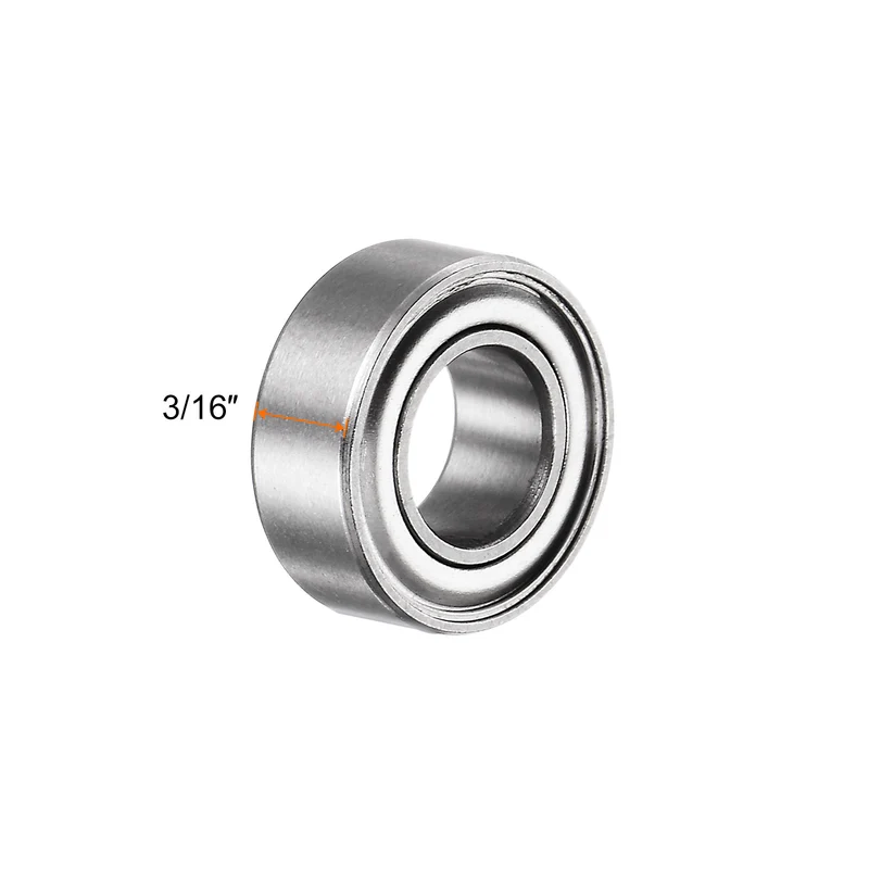 SR188ZZ Deep Groove Ball Bearing 10pcs 1/4"x1/2"x3/16" Z1 Double Steel Shielded