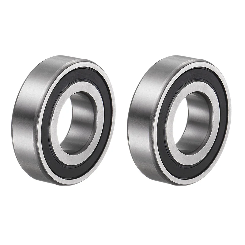 R14-2RS Deep Groove Ball Bearing 2pcs 7/8"x1-7/8"x1/2" Z2 Double Rubber Sealed