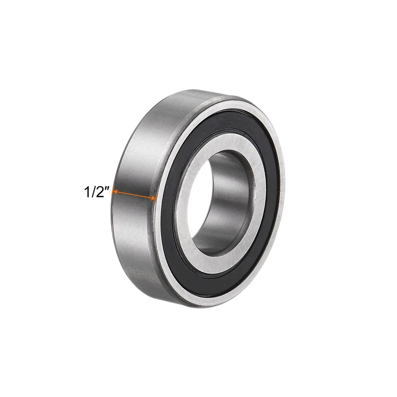 R14-2RS Deep Groove Ball Bearing 2pcs 7/8"x1-7/8"x1/2" Z2 Double Rubber Sealed