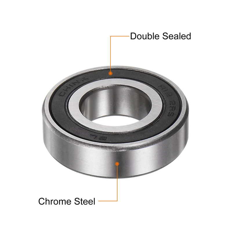 R12-2RS Deep Groove Ball Bearing 10pcs 3/4" x 1-5/8'' x 7/16" Z2 Double Sealed