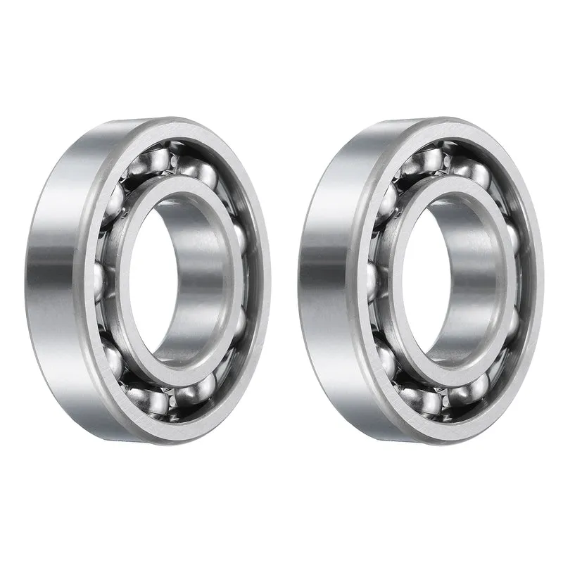 2pcs 6208 Deep Groove Ball Bearing, 40x80x18mm C3 Open Type Bearings