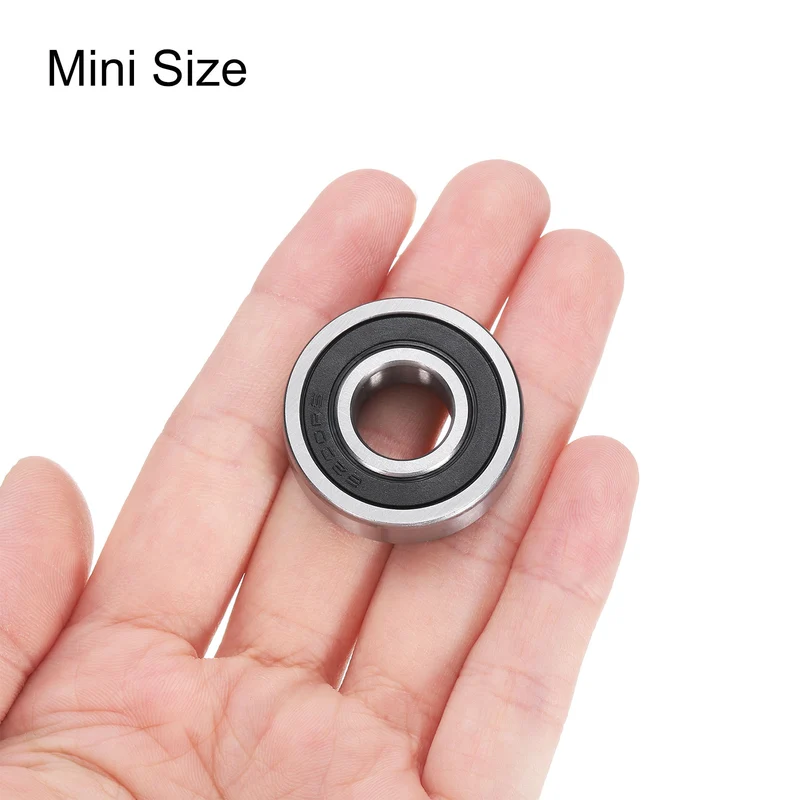 2pcs 6200/12-2RS Deep Groove Ball Bearings 12x30x9mm Chrome-Steel Bearing P5