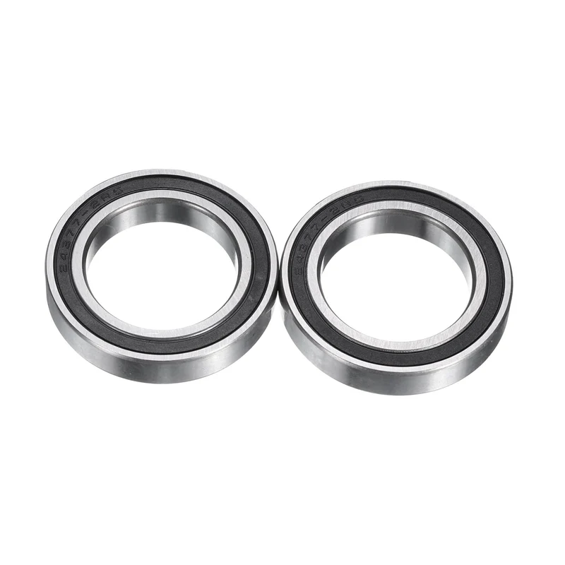 2pcs 24377-2RS Deep Groove Ball Bearings 24x37x7mm Chrome-Steel Bearing P5