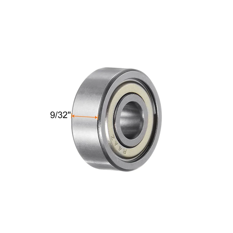 R4AZZ Deep Groove Ball Bearing 10pcs 1/4"x3/4"x9/32" Z2 Double Steel Shielded