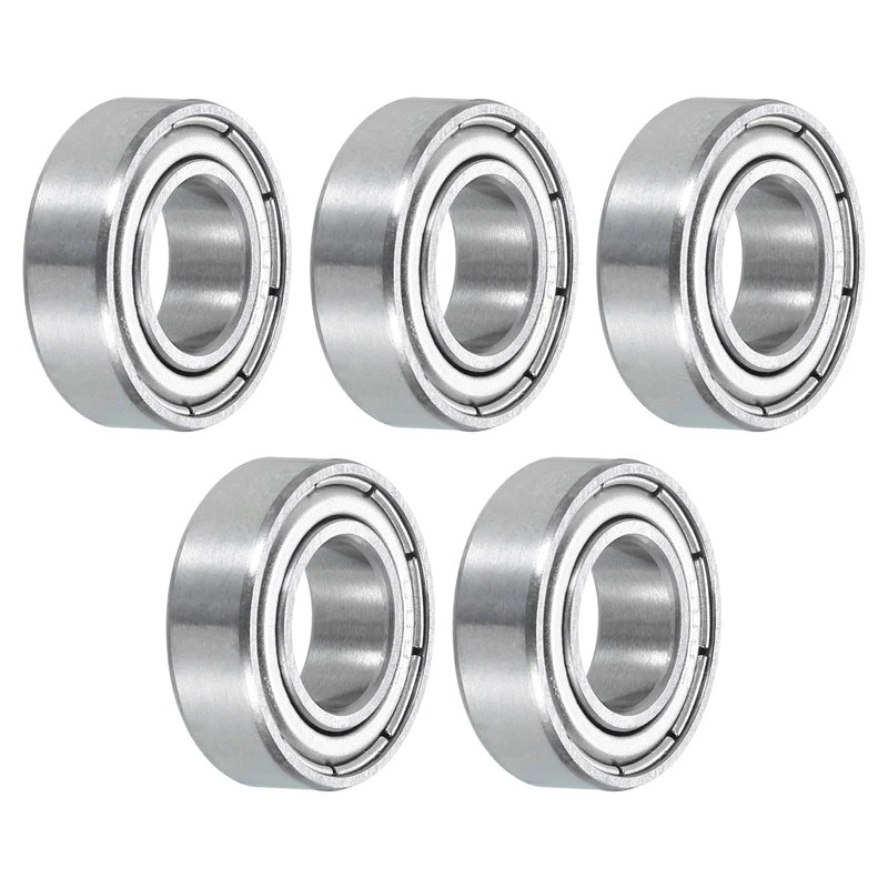 5pcs Miniature Ball Bearings 8x16x5mm Double Shielded Bearings