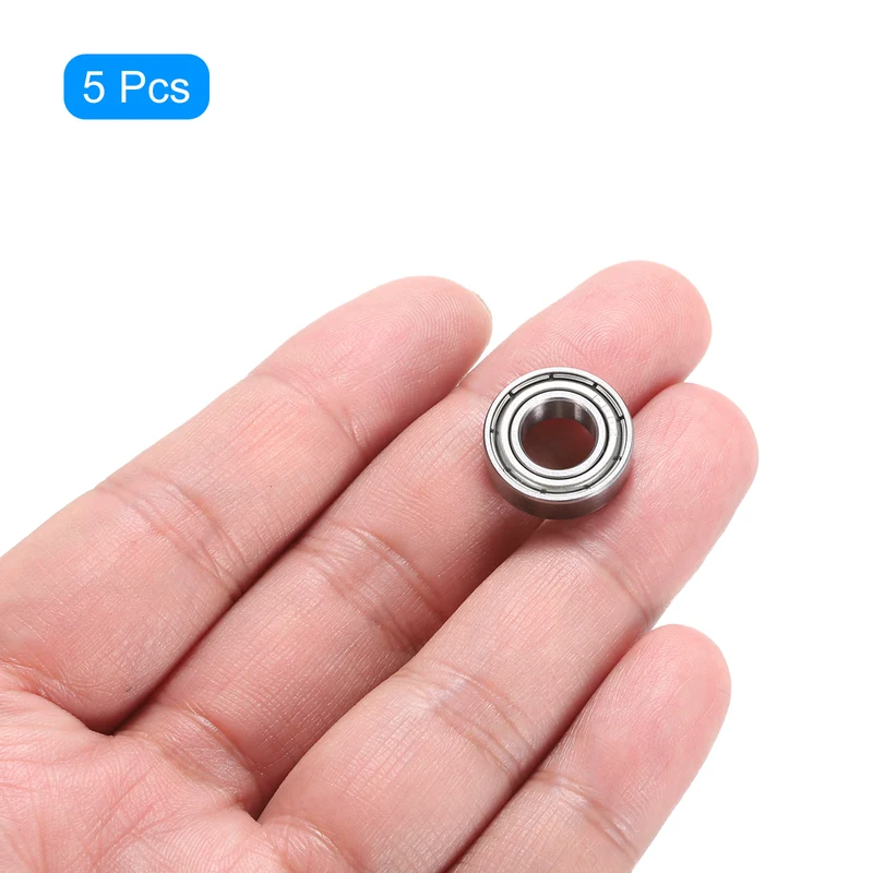 5pcs Miniature Ball Bearings 8x16x5mm Double Shielded Bearings