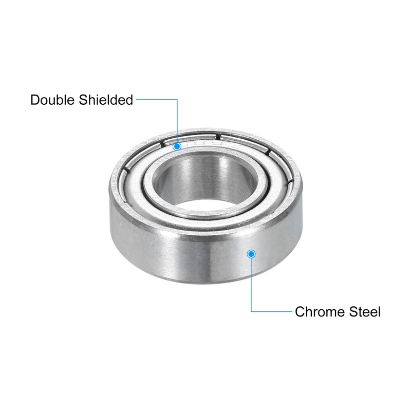5pcs Miniature Ball Bearings 8x16x5mm Double Shielded Bearings