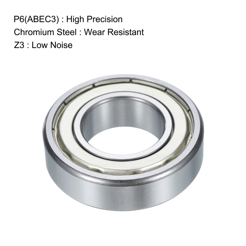 4 Pcs 60/22-2Z Deep Groove Ball Bearing, 22x44x12 mm Double Sealed Bearing Z3