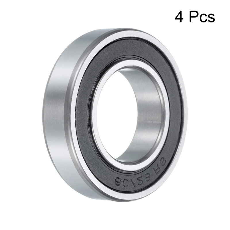 4 Pcs 60/52-2RS Deep Groove Ball Bearing, 52x52x12 mm Double Sealed Bearing Z3