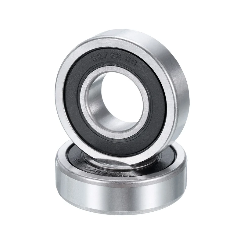4 Pcs 62/22-2RS Deep Groove Ball Bearing, 22x50x14 mm Double Sealed Bearing Z3