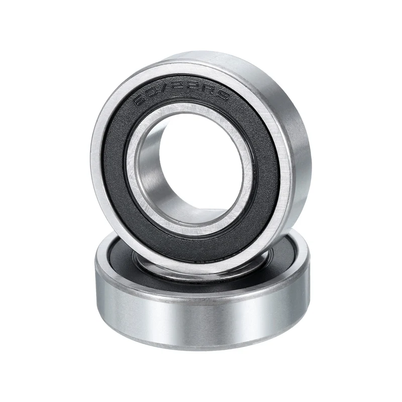 4 Pcs 60/22-2RS Deep Groove Ball Bearing, 22mm x 44mm x 12mm High Carbon Chrome Steel Z3 Double Rubber Sealed Bearing (ABEC3)
