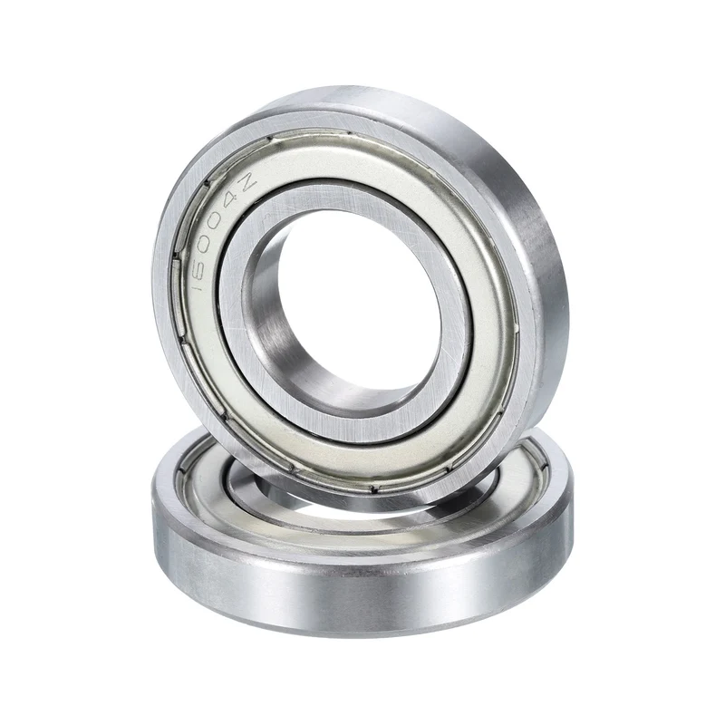 4 Pcs 16004-2Z Deep Groove Ball Bearing, 20mm x 42mm x 8mm High Carbon Chrome Steel Z3 Double Rubber Sealed Bearing (ABEC1)
