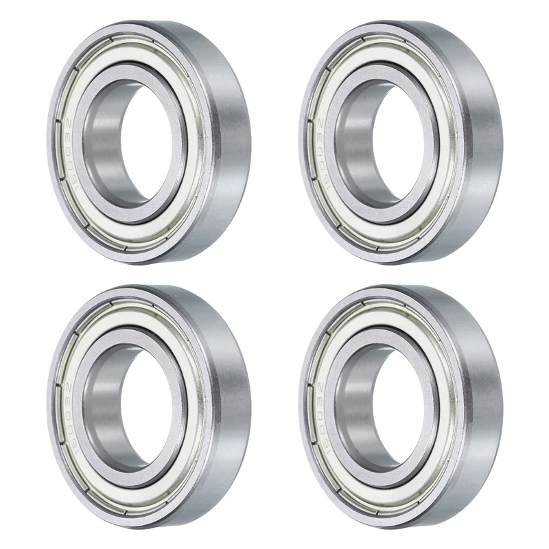 4 Pcs 16003-2Z Deep Groove Ball Bearing, 18x35x8 mm Double Sealed Bearing P0 Z3
