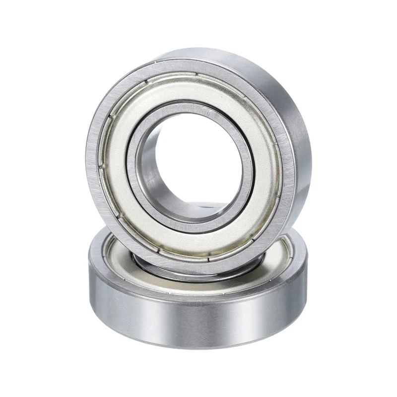 4 Pcs 16002-2Z Deep Groove Ball Bearing, 15mm x 32mm x 8mm High Carbon Chrome Steel Z3 Double Rubber Sealed Bearing (ABEC3)