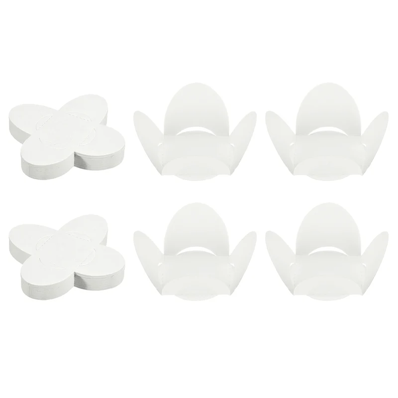 50Pcs Truffle Wrappers, Mini Cupcake Liners Chocolate Cups Liners, White