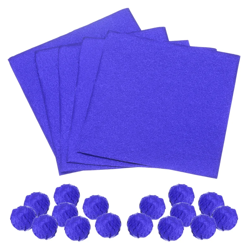 100pcs Dark blue Metallic Foil Paper, 3x3" Orange Texture Wrapping Paper