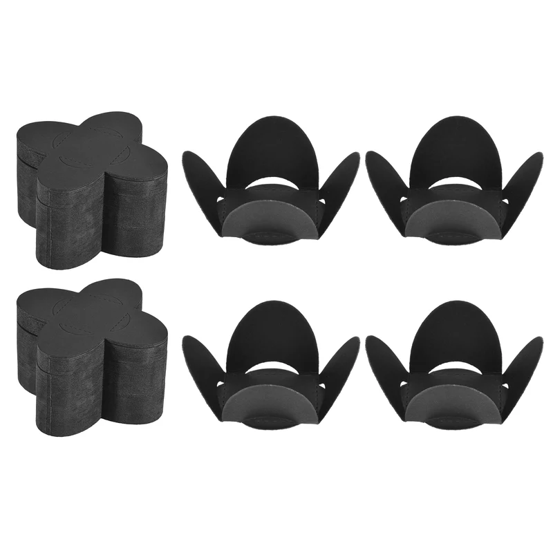 220Pcs Truffle Wrappers, Mini Cupcake Liners Chocolate Cups Liners, Black