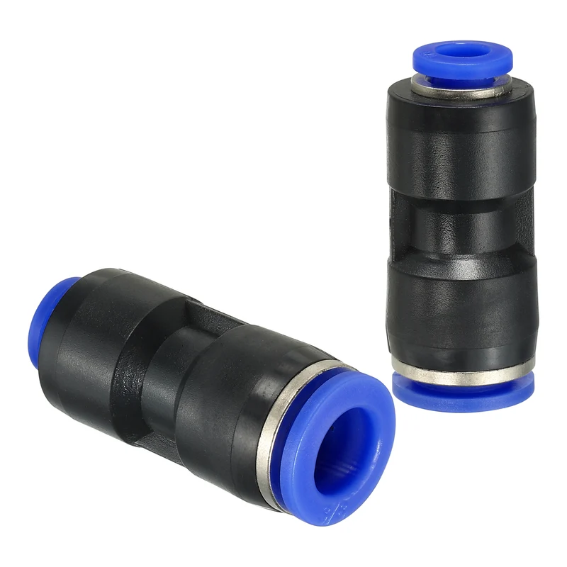 1/4 x 3/8" Push to Connect Fitting Quick Release Pneumatic Connectors 5Pcs