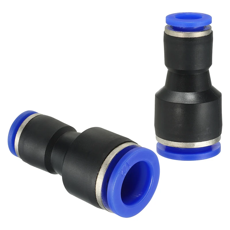 1/2 x 5/16" Push to Connect Fitting Quick Release Pneumatic Connectors 5Pcs
