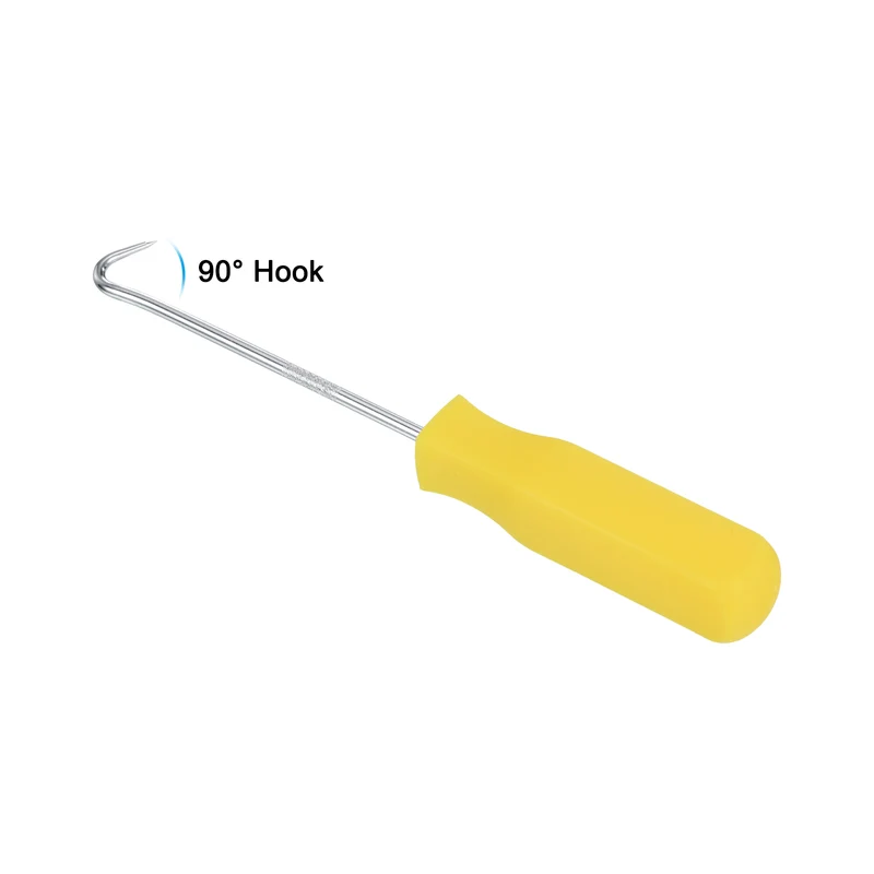 O-Ring 90° Hook 142mm Oil Seal Gasket Precision Puller Remover Tool, Red