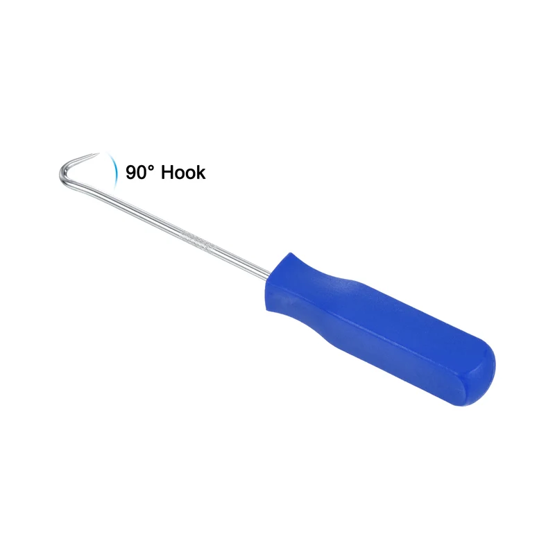 O-Ring 90° Hook 142mm Oil Seal Gasket Precision Puller Remover Tool, Red