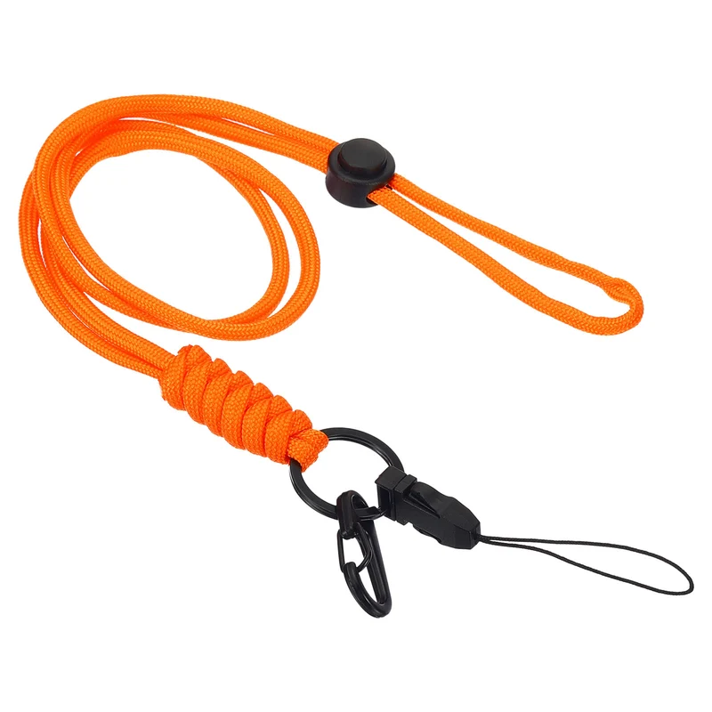 Neck Lanyard with Hook, Badge Lanyards Adjustable Long Strap ID Card Holder Keychains for Badge Holders