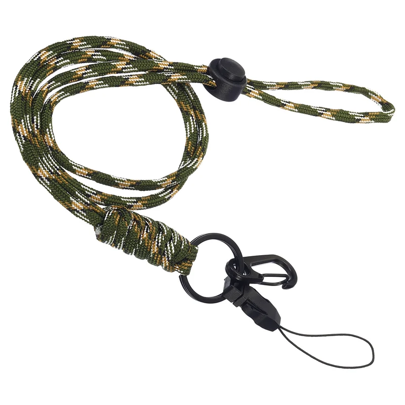 Neck Lanyard with Hook, Badge Lanyards Adjustable Long Strap ID Card Holder Keychains for Badge Holders