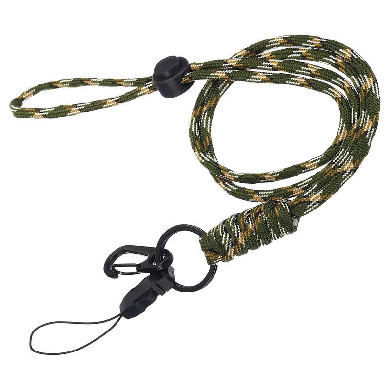 Neck Lanyard with Hook, Badge Lanyards Adjustable Long Strap ID Card Holder Keychains for Badge Holders