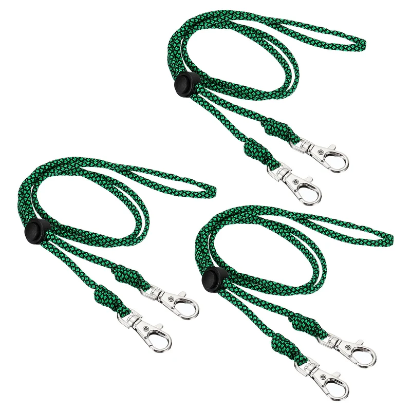 Neck Lanyard with Hook, Badge Lanyards Adjustable Long Strap ID Card Holder Keychains for Badge Holders