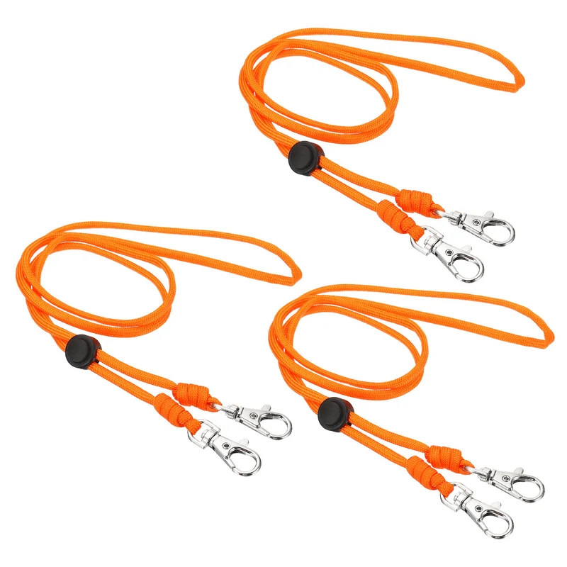 Neck Lanyard with Hook, Badge Lanyards Adjustable Long Strap ID Card Holder Keychains for Badge Holders
