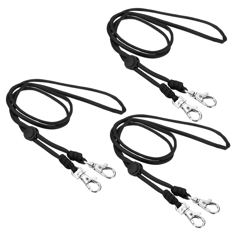 Neck Lanyard with Hook, Badge Lanyards Adjustable Long Strap ID Card Holder Keychains for Badge Holders