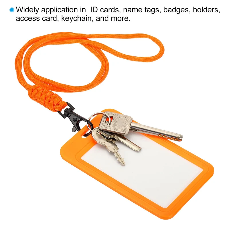 Neck Lanyard, Badge Lanyards Long Strap ID Card Holder Keychains for Badge Holders