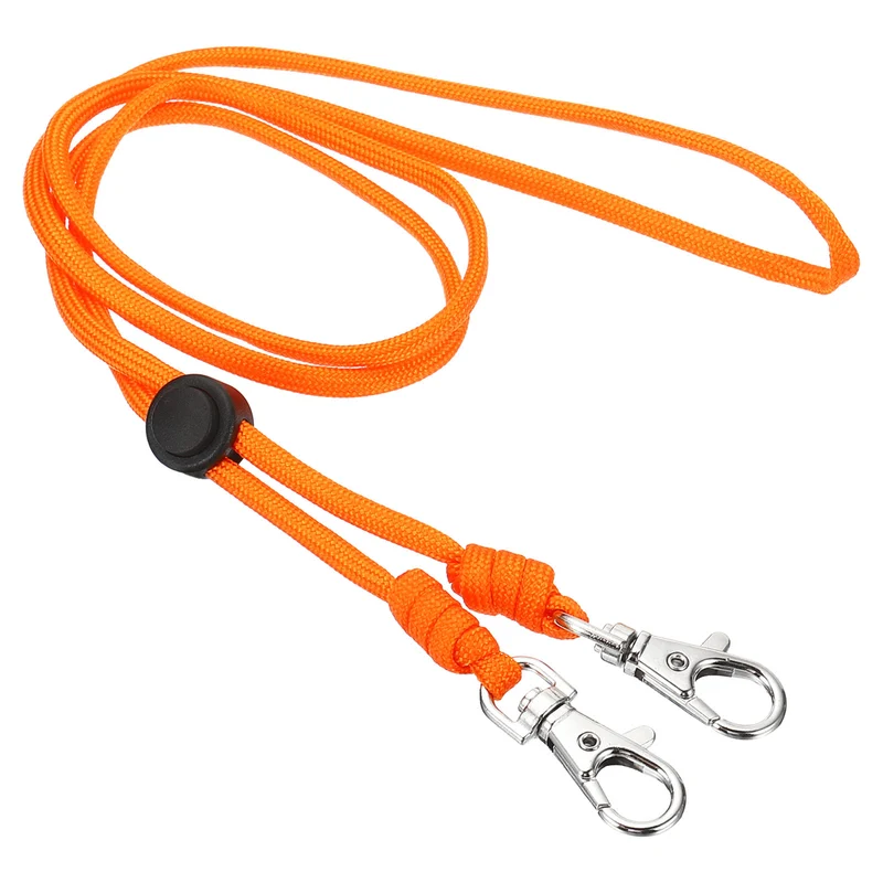 Neck Lanyard with Hook, Badge Lanyards Adjustable Long Strap ID Card Holder Keychains for Badge Holders