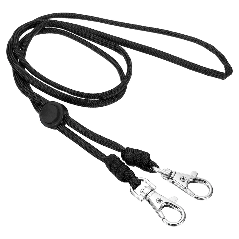 Neck Lanyard with Hook, Badge Lanyards Adjustable Long Strap ID Card Holder Keychains for Badge Holders
