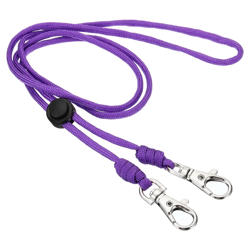 Neck Lanyard with Hook, Badge Lanyards Adjustable Long Strap ID Card Holder Keychains for Badge Holders
