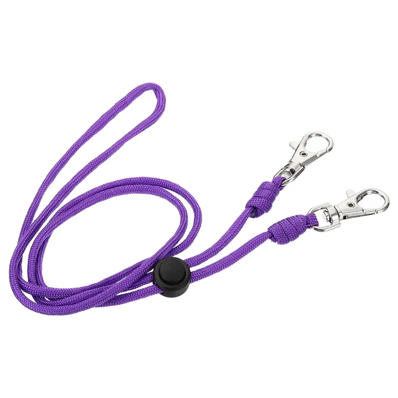Neck Lanyard with Hook, Badge Lanyards Adjustable Long Strap ID Card Holder Keychains for Badge Holders