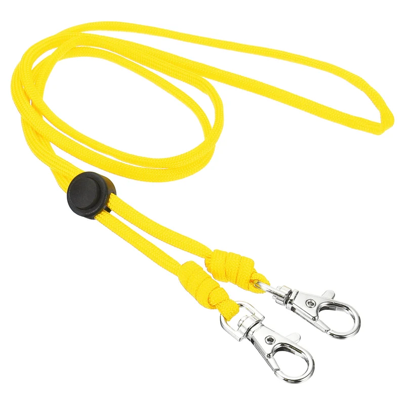 Neck Lanyard with Hook, Badge Lanyards Adjustable Long Strap ID Card Holder Keychains for Badge Holders