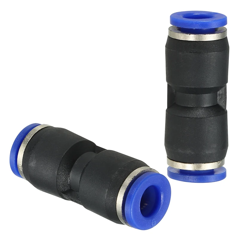 6mm Push to Connect Fitting Quick Release Pneumatic Connectors 5Pcs