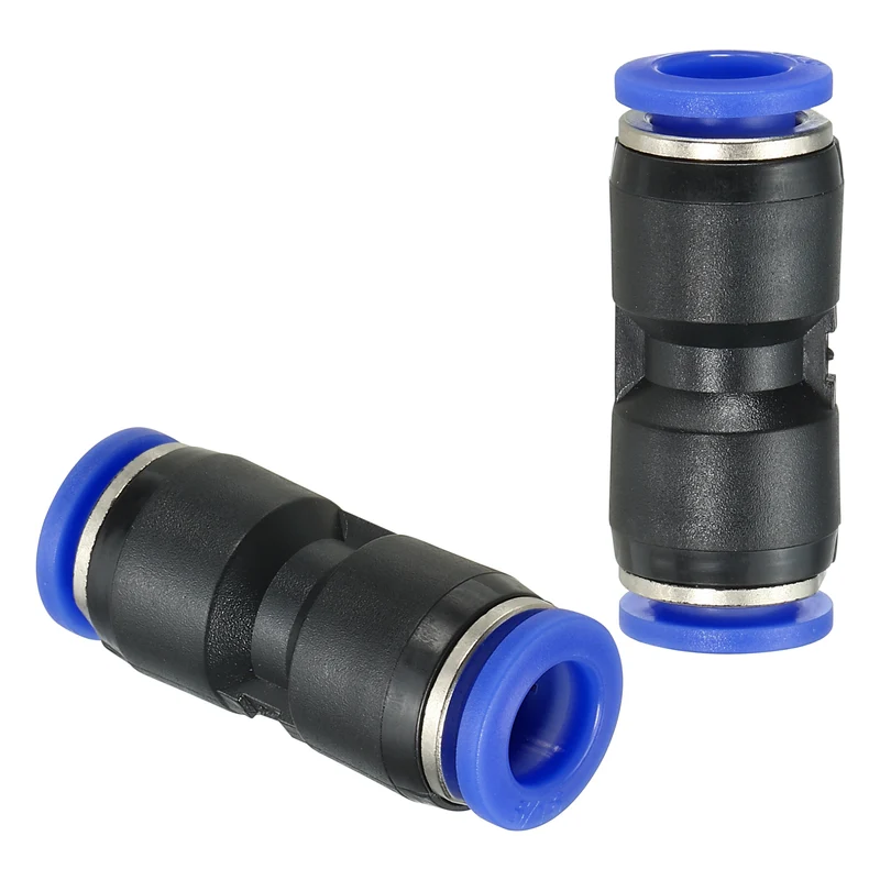 5/16 Inches Push to Connect Fitting Quick Release Pneumatic Connectors 10Pcs